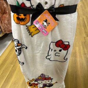Hello Kitty Halloween Plush Blanket